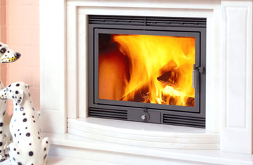 Kaminkassette - Einbaubeispiel