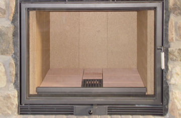 Kaminkassette - Einbaubeispiel