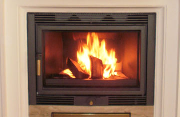 Kaminkassette - Einbaubeispiel