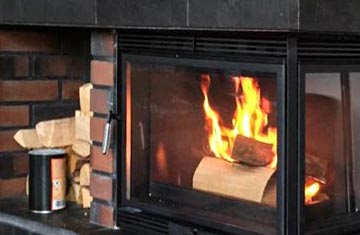 Kaminkassette - Einbaubeispiel