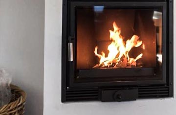 Kaminkassette - Einbaubeispiel