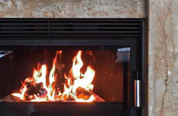 Kaminkassette - Einbaubeispiel