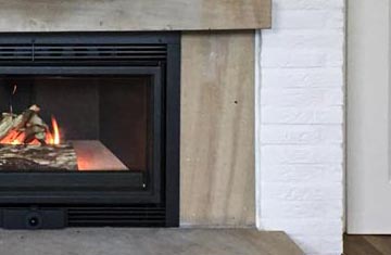 Kaminkassette - Einbaubeispiel