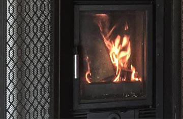 Kaminkassette - Einbaubeispiel