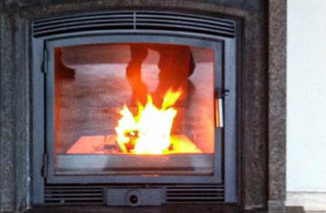 Kaminkassette - Einbaubeispiel