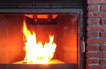 Kaminkassette - Einbaubeispiel