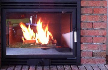 Kaminkassette - Einbaubeispiel