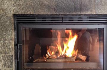 Kaminkassette - Einbaubeispiel