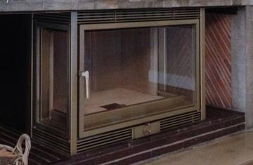 Kaminkassette - Einbaubeispiel