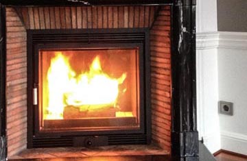 Kaminkassette - Einbaubeispiel