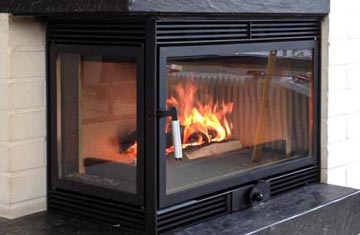 Kaminkassette - Einbaubeispiel