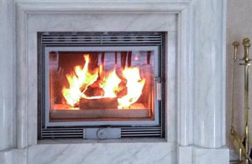 Kaminkassette - Einbaubeispiel