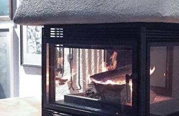 Kaminkassette - Einbaubeispiel