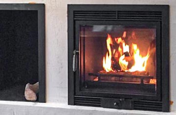 Kaminkassette - Einbaubeispiel