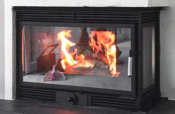 Kaminkassette - Einbaubeispiel