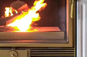 Kaminkassette - Einbaubeispiel