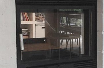 Kaminkassette - Einbaubeispiel