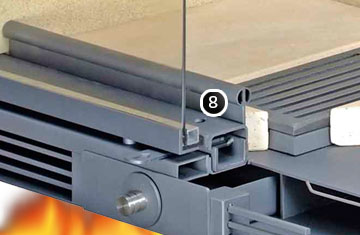 Stromboli® Heizkassette Feuerraumbegrenzung