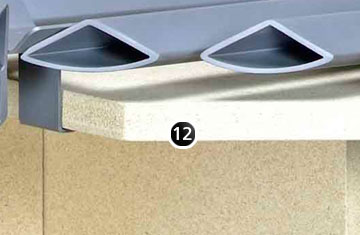 Stromboli® Heizkassette Feuerraum-Abdeckung